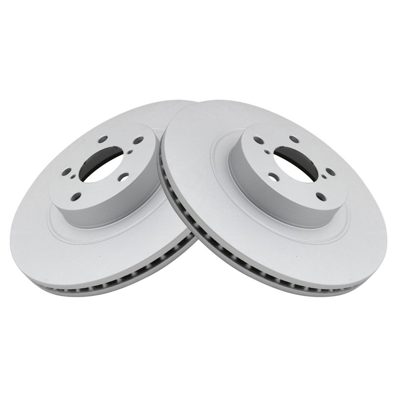 Front Posi Ceramic Brake Pad & G-Coated Rotor Kit w/Chemicals for Subaru gallery