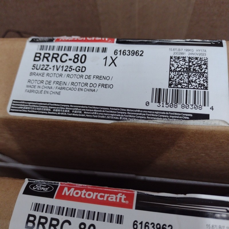 Genuine Motorcraft Disc Brake Rotor BRRC80 gallery