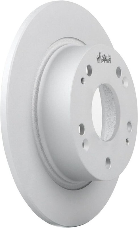 New 2PCS Rear Coated Solid Disc Brake Rotor Fits Acura TSX, Accord gallery