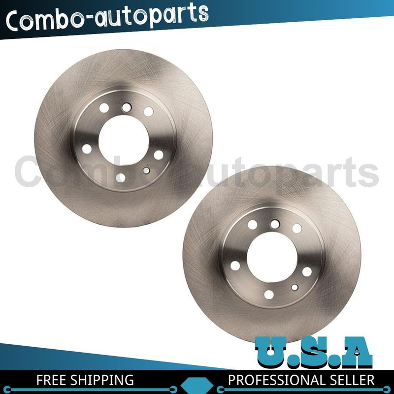 Front Disc Brake Rotors Fits 1989 1990 1991 1992 1993 1994 1995 BMW 525i