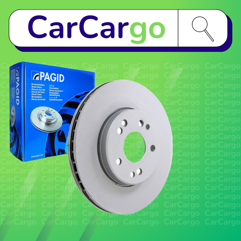 Pagid Vented Front Brake Discs Pair For Mercedes E-Class E 280 1993-1995 294 mm
