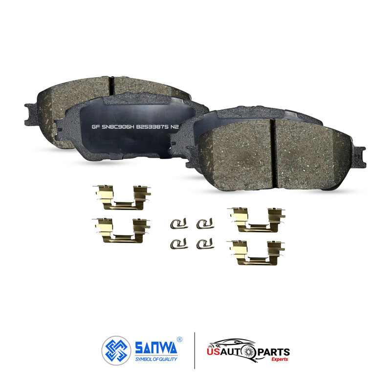 FRONT BRAKE ROTOR VENTED GEOMET COATED &CERAMIC PAD KIT 296 MM FOR LEXUS 04-06 gallery