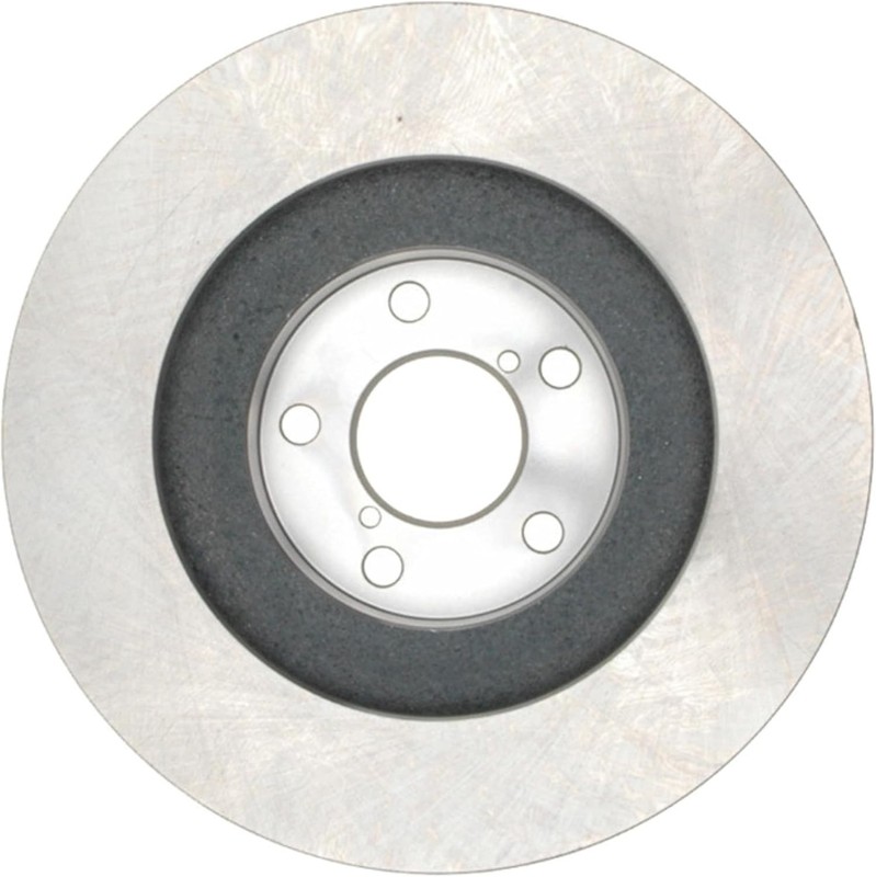 Durable Silver Non-Coated Brake Rotor - Mill-Balanced for Optimal Performance gallery