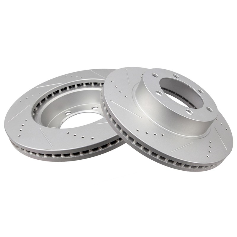 Front And Rear Drill Slot Brake Discs Rotors Kit For 2001-2007 Toyota Sequoia gallery