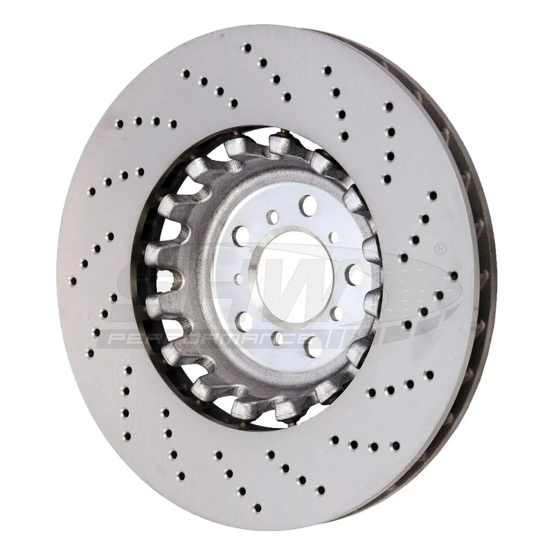 SHW Performance Front Left 400mm Drilled Brake Disc Rotor for BMW F10 F12 F13 M gallery