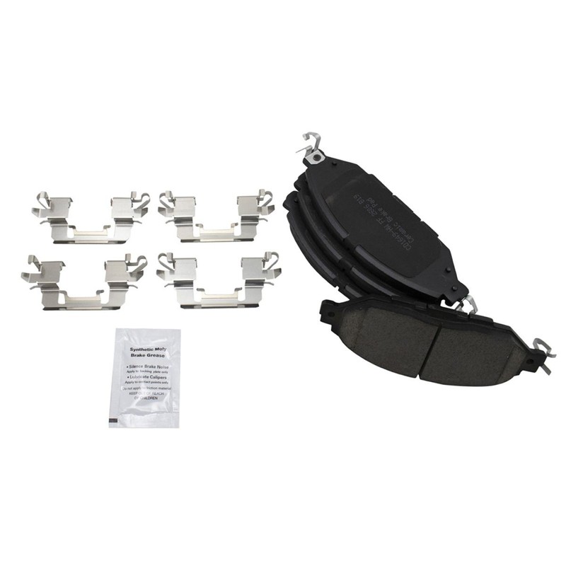 Front Rear Ceramic Brake Pad Performance Coated Rotor Kit w/Chemicals gallery