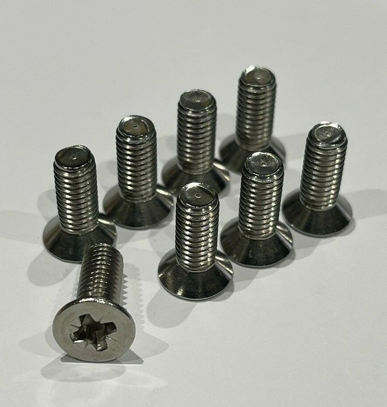 8 x Suzuki Swift Vitara Jimny Alto Ignis Brake Disc Retaining screws Stainless