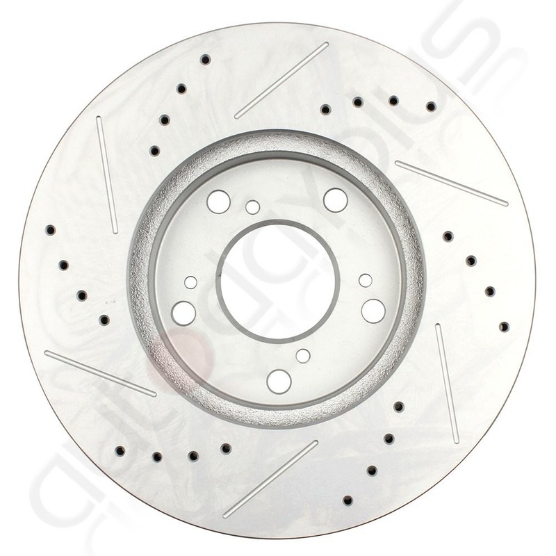 Front Brake Disc Rotors For 2002 2003 2004 Honda CR-V Drilled & Slotted 2Pcs gallery