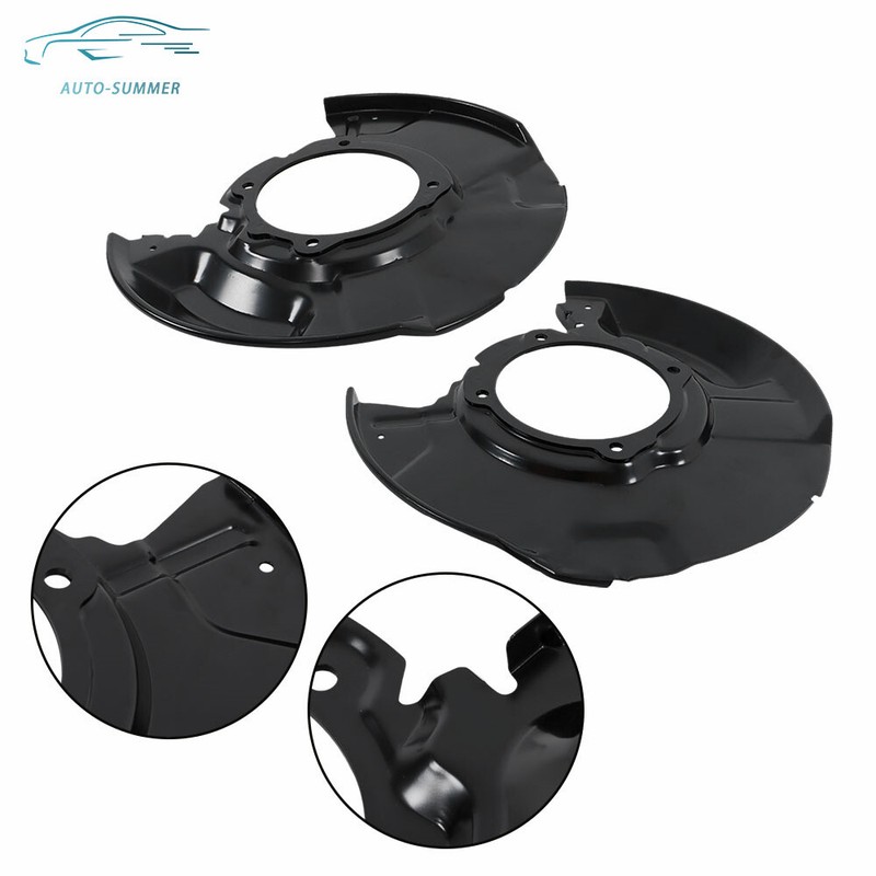 For 1995-2004 Toyota Tacoma 2.4L Front LH & RH Brake Dust Shields 47703-35091 gallery