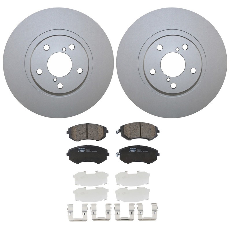 Front Brake Kit 276mm Rotors TRW Pro Ceramic Pads For 9-2X Impreza Legacy 2.5 H4 gallery