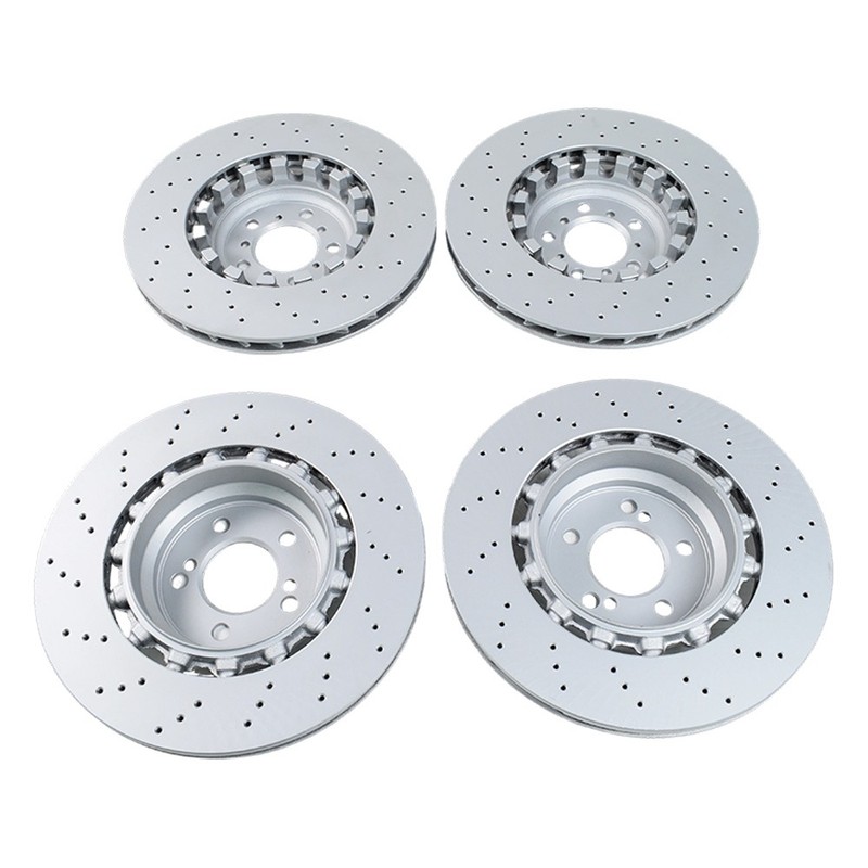 Brake Disc Rotor Set Front Rear For 2015-2020 BMW F87 F80 F82 M3 M4 Left Right