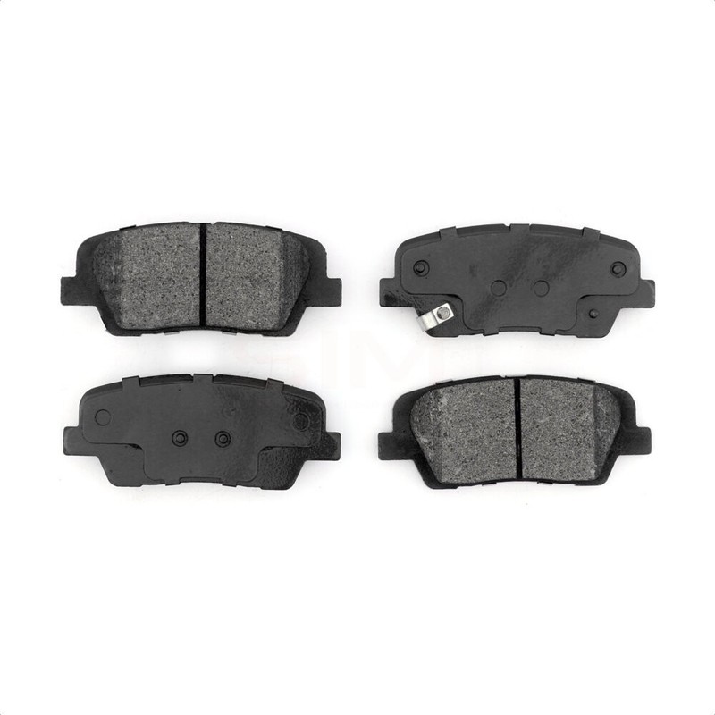 Rear Drilled Slot Brake Rotors Semi-Metallic Pad Kit For Genesis G70 Kia Stinger gallery