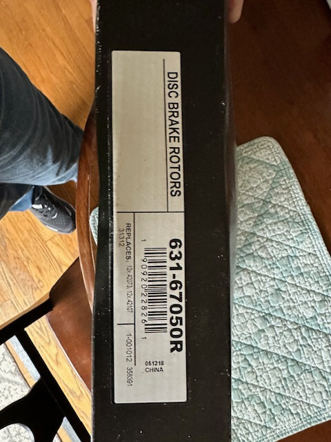 Nissan Rear Brake Rotors Set of Two with Pads-New Condition gallery