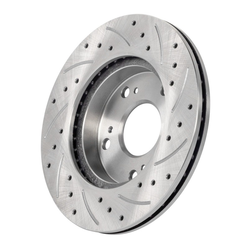 Front Drilled Slotted Brake Rotors for Honda CR-Z 2011-2015 gallery