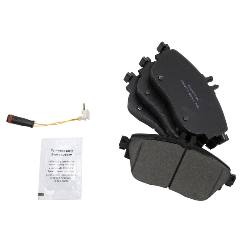 TRQ Front Posi Ceramic Disc Brake Pads & Rotors Kit for MB CLA250 GLA250 gallery