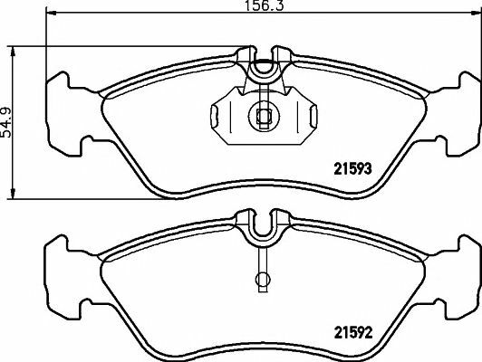 MINTEX Rear Axle BRAKE DISCS + PADS SET for VW LT 28-35 II Bus 2.5 TDI 2001-2006 gallery