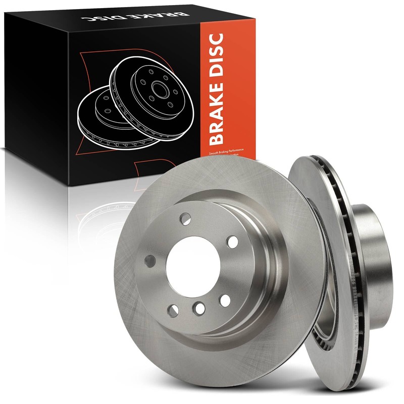 New 2Pcs Disc Brake Rotors for BMW 128i E82 E88 2008-2013 Rear Left & Right Side