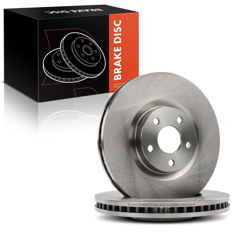 2Pc Disc Brake Rotors for Ford Edge 15-22 Lincoln Continental 17-20 Front Side gallery