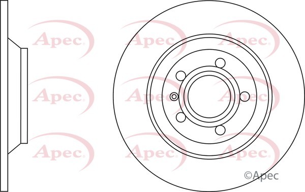 2x Apec Red Rear Brake Discs 302mm Fits Audi A6 Allroad 4F0615601G
