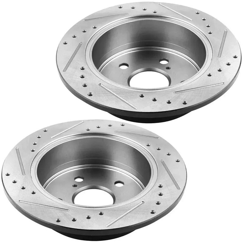 For Enclave Chevy Traverse Acadia Front Rear Drilled Brake Rotor Brake Pads gallery