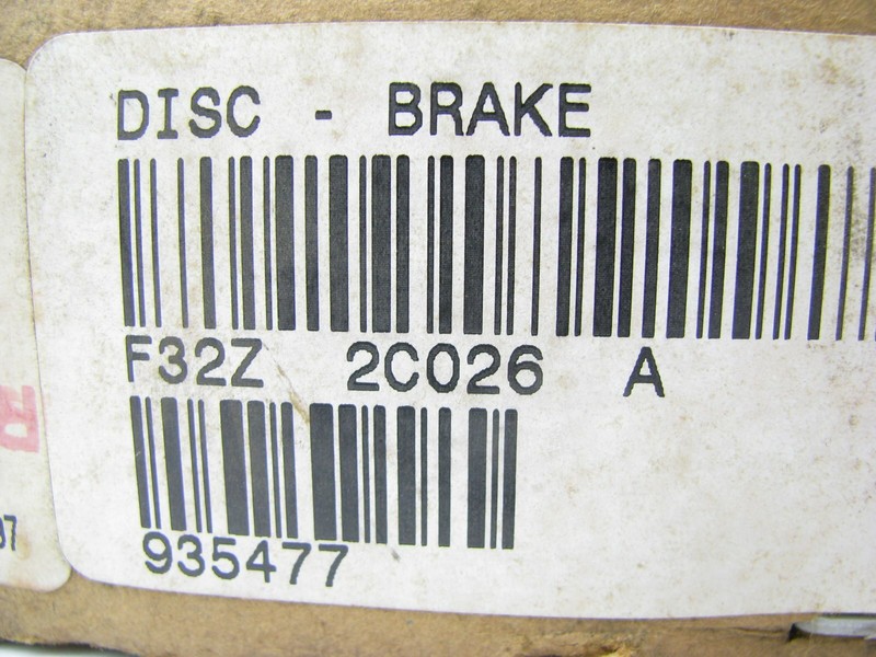 NEW GENUINE OEM Ford F32Z-2C026-A REAR Disc Brake Rotor gallery