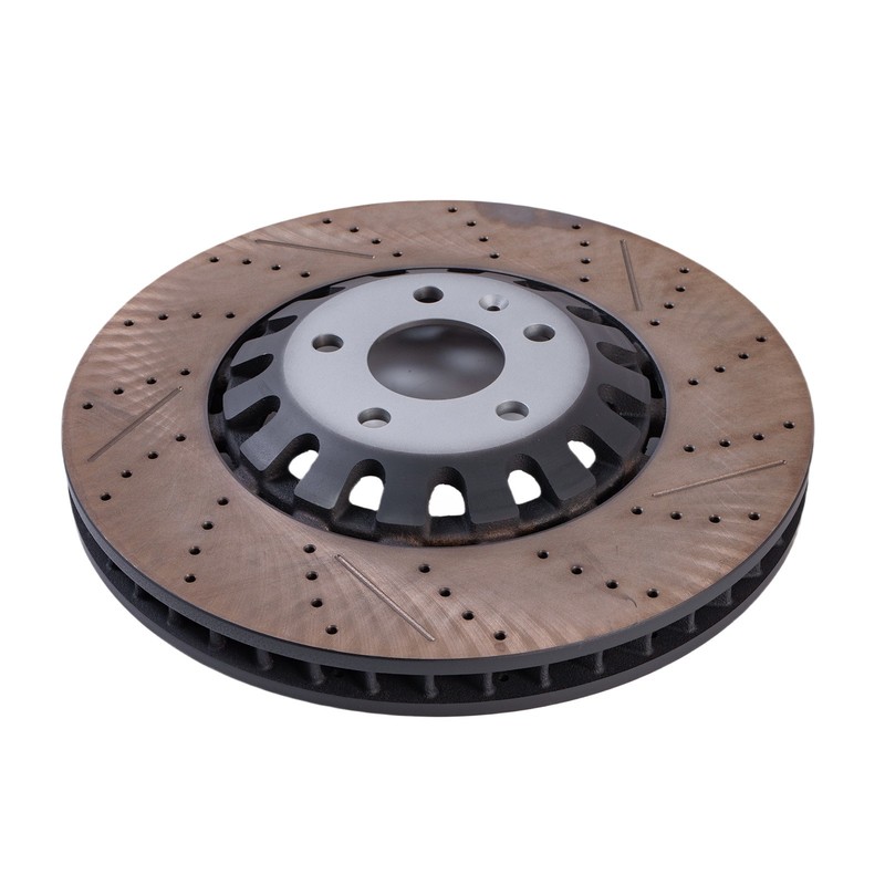 Front Brake Pads with Sensors and Disc Rotors set for 17-21 A6 A8 Q7 Q8 375mm gallery