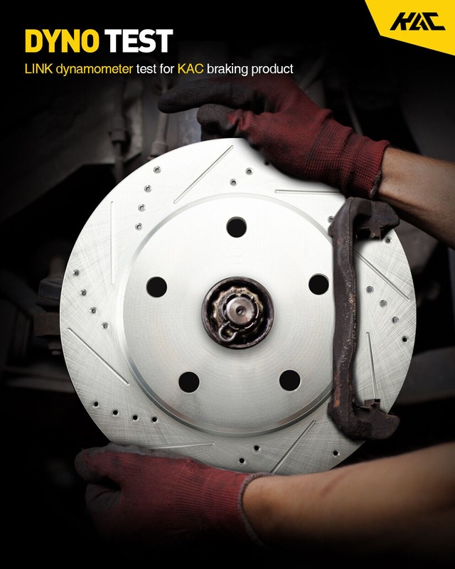 Front Drilled & Slotted Brake Rotors for Elantra Sonata Tiburon Galant Summit gallery