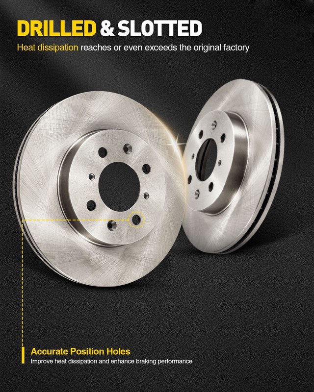2x Front Disc Brake Rotors for Honda Pilot 2003-2008 Accord 2003-2005 31275 gallery