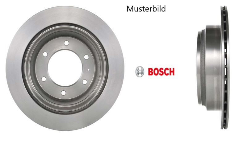 2X BOSCH Brake Discs Set Front Ø 256 Mm For CHEVROLET DAEWOO 0 986 479 C01