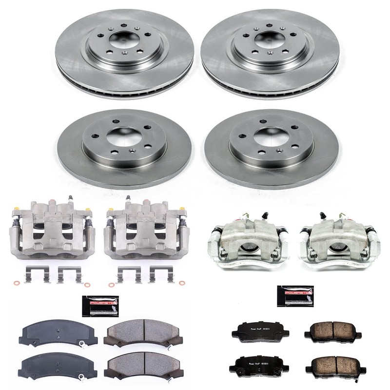 Powerstop 323mm Front 270mm Rear Discs Calipers Pads Kit for Impala & Limited gallery
