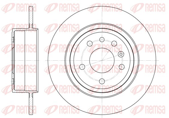 REMSA 6764.00 Brake Disc for SAAB gallery