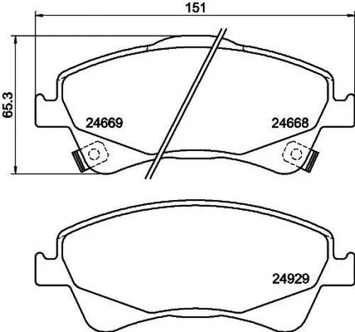 For Toyota - Verso 1.6 1.8 2.0D 2009-2018 Front 295mm Brake Discs and Pads Tapy gallery