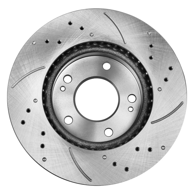 Front Rear Drilled Rotors Brakes Pads for Hyundai Elantra Veloster GT Kia Forte5 gallery