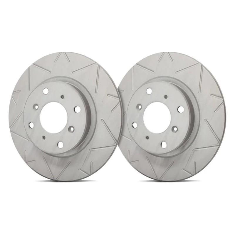 For Dodge Ram 50 83-85 SP Performance Peak Slotted 1-Piece Front Brake Rotors
