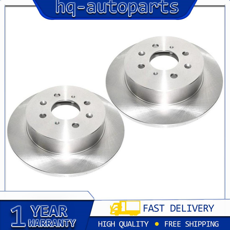 Rear Disc Brake Rotor 2x for 2001-2005 Acura EL – DuraGo