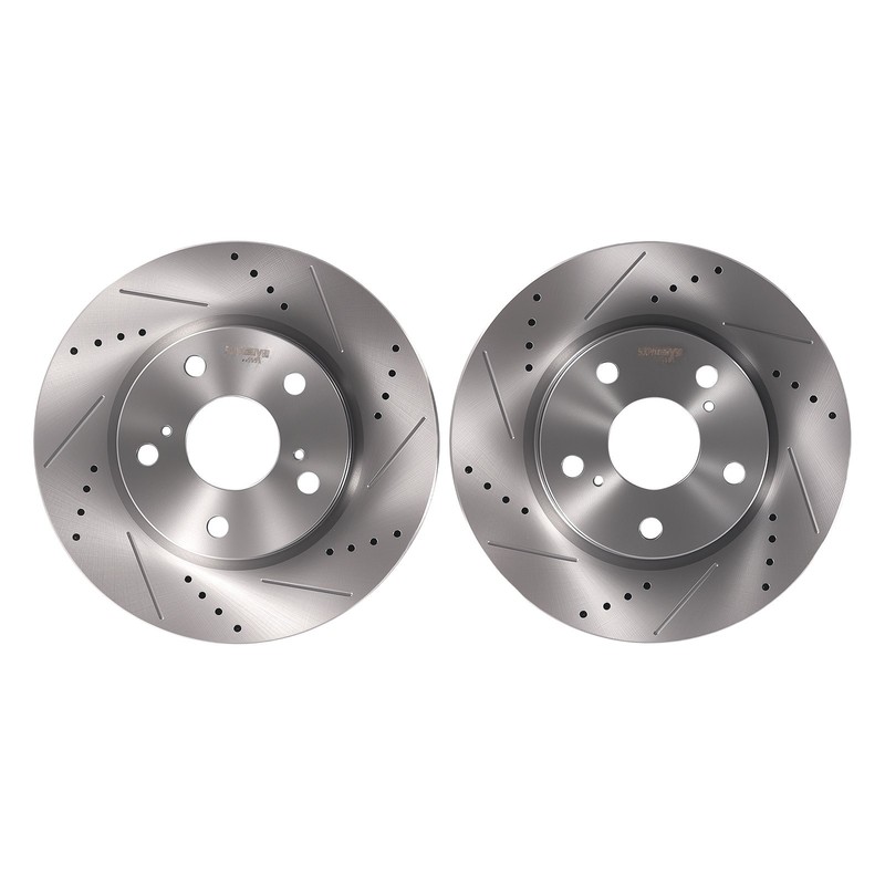 Front Brake Rotors and Pads Kit for Lexus HS250h 2010-12 Toyota Prius V 2012-17 gallery