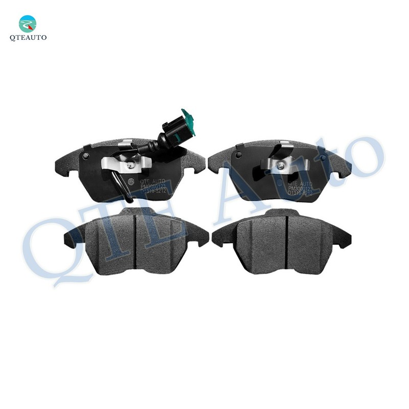 6 Front 312 Drilled Slotted Brake Rotors-Brake Pad To 2011-2014 Volkswagen Jetta gallery