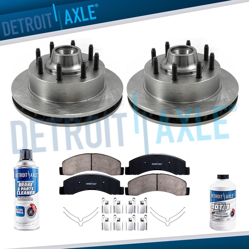 Brake Rotors + Pad Front Brake Rotor + Pads Ford F-250 Super Duty 2WD