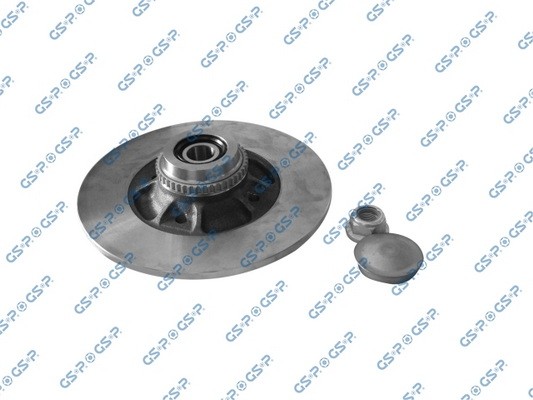 9225039K GSP brake disc rear axle left rear axle right for Renault 77012