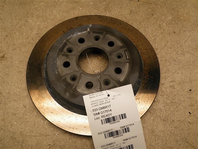 CTS 2017 Rotor/Drum, Rear 993335