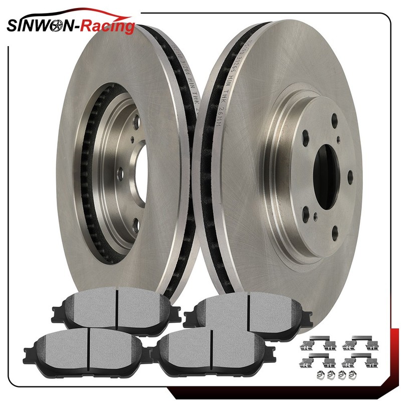 Front Brake Rotors Ceramic Pads Kit For Lexus Es330 2003 2004 2005-2006