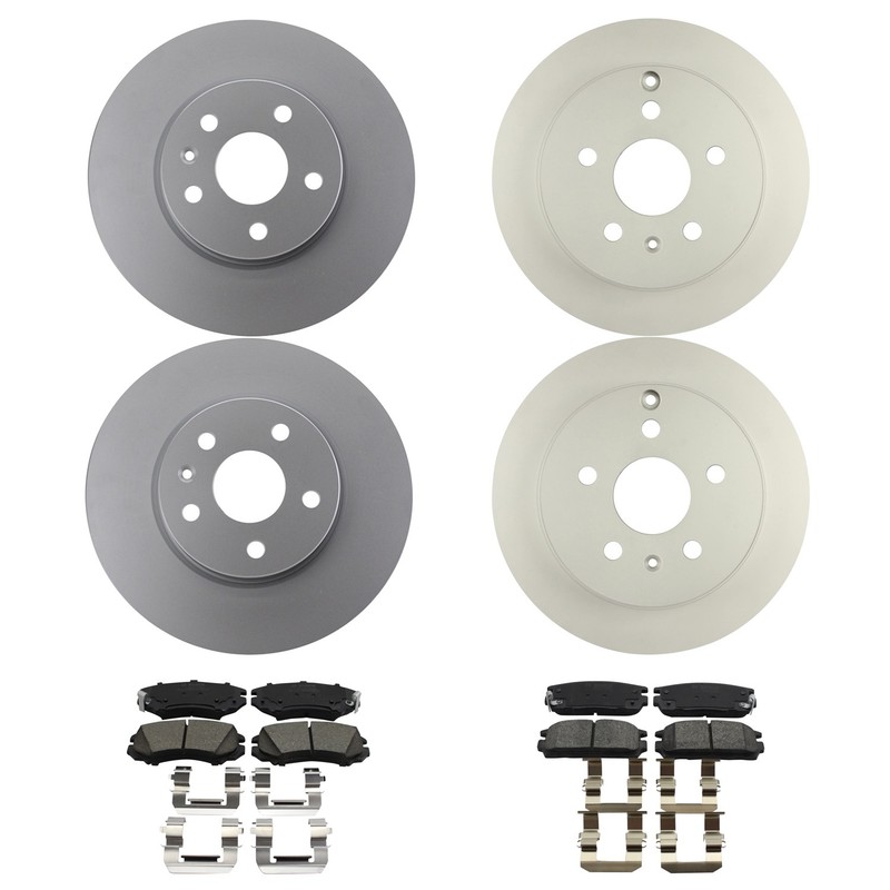 Bosch Quietcast Front Rear Rotors Ceramic Disc Brake Pad Kit For Equinox Terrain