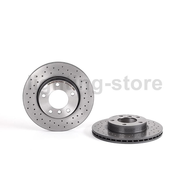 Brembo 6X Front Rear Disc Brake Pad Set Disc Brake Rotor For 2000-2000 BMW 323i gallery