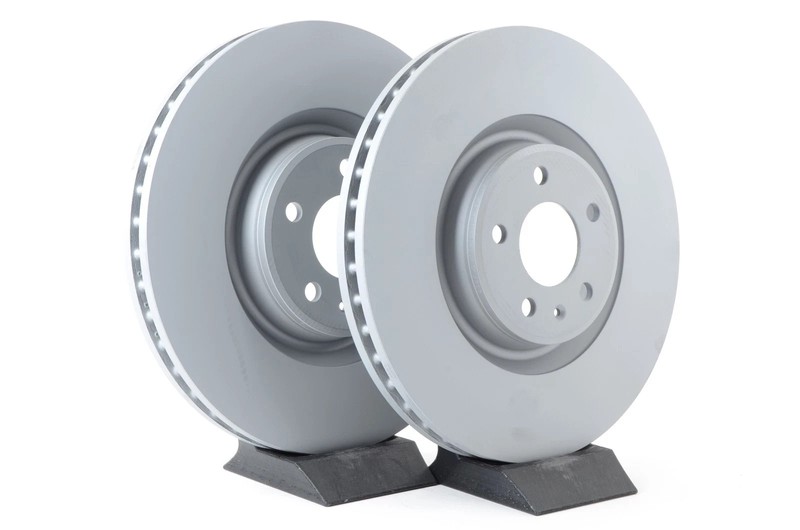 Set of 2 Audi A6 Zimmermann Front Disc Brake Rotors 100.3357.20 4G0615301T