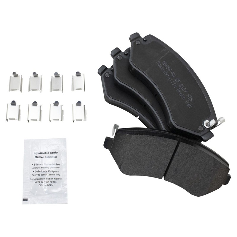Disc Brake Pad & Rotor Kit Semi-Metallic Front & Rear w/Chemicals gallery