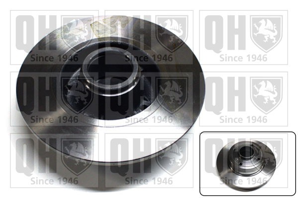 2x Brake Discs Pair Solid fits RENAULT MEGANE Mk2 2.0 Rear 2002 on 240mm Set QH gallery