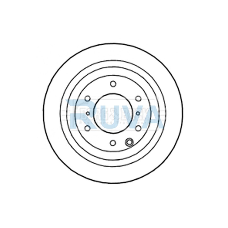 Fits Mitsubishi Shogun Pajero 2006- 3.2 D TD 3.8 Ruva Rear Brake Disc 4615A037