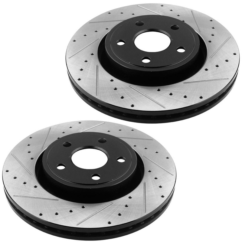 Front Rotors and Brake Pads for Jeep Grand Cherokee Dodge Durango Rotor B31 PA gallery