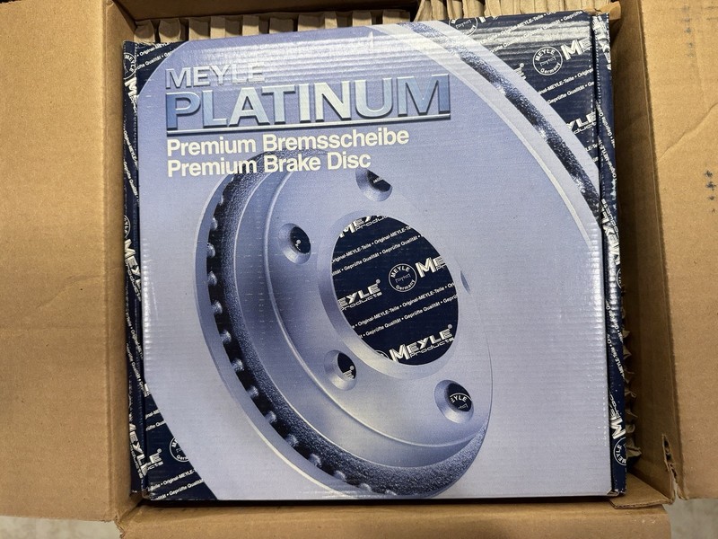 Mercedes-Benz Vented Rear Brake Rotors 1244230812 - W124 500E E420 W202 C36 AMG gallery