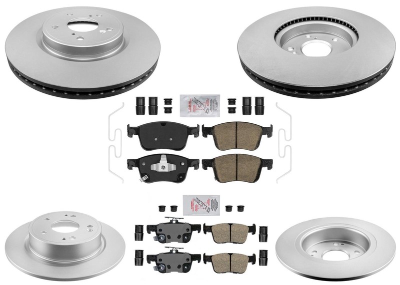 Disc Brake Rotors & Ceramic Brake Pads For Honda Accord Sport Touring 2018-2022